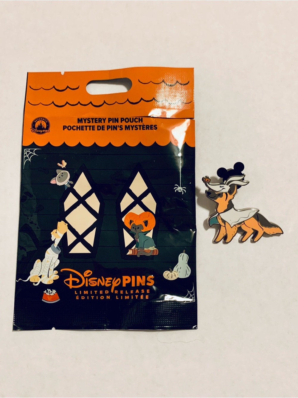 Disney Cats and Dogs Halloween Pins-Zero